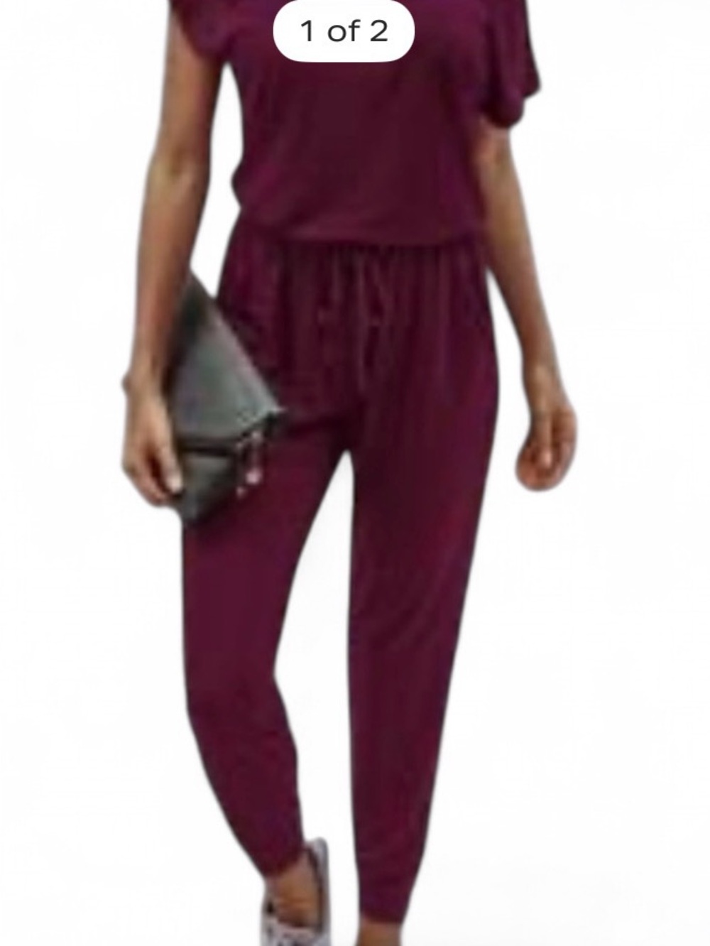 SHEIN Chic Plum Jumpsuit
